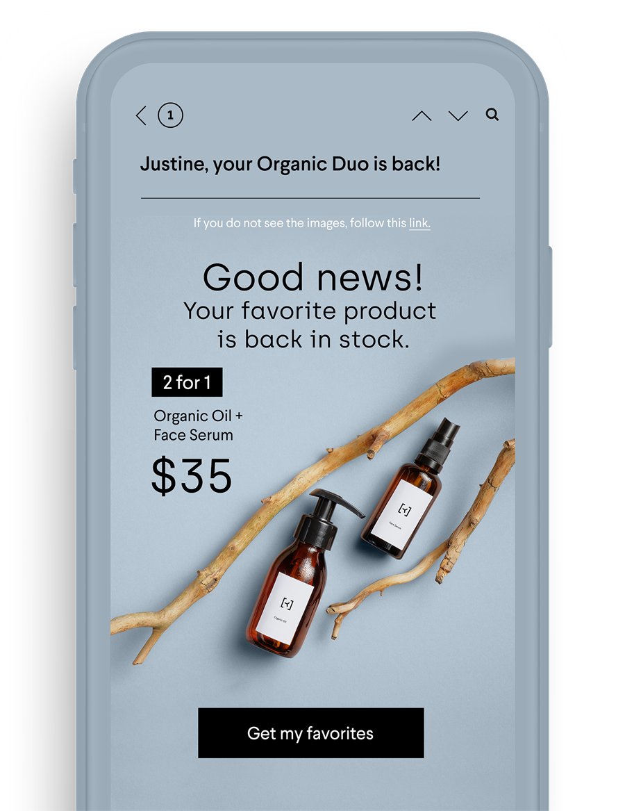 Preview of the Probance platform on mobile